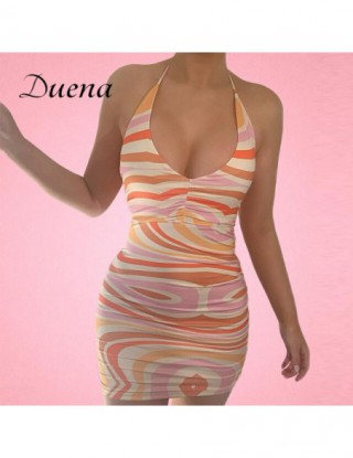 Duena Tie Dye Mini obcisła...