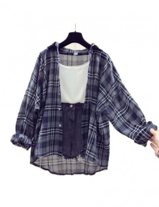 Moda Plaid kobiety popy i...